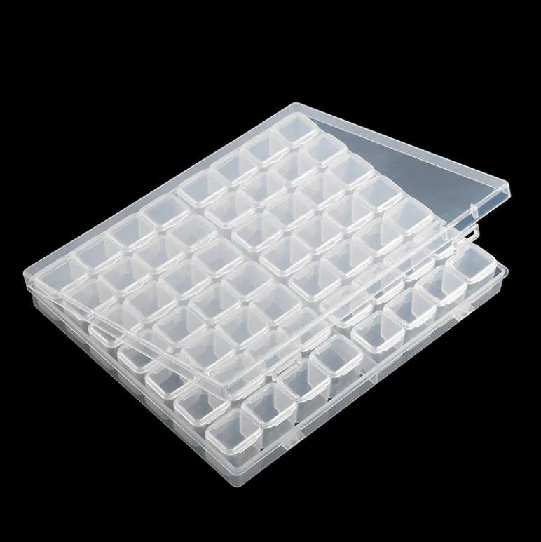 Красочные аксессуары для вышивки с 56 решетками коробки алмазной живописи