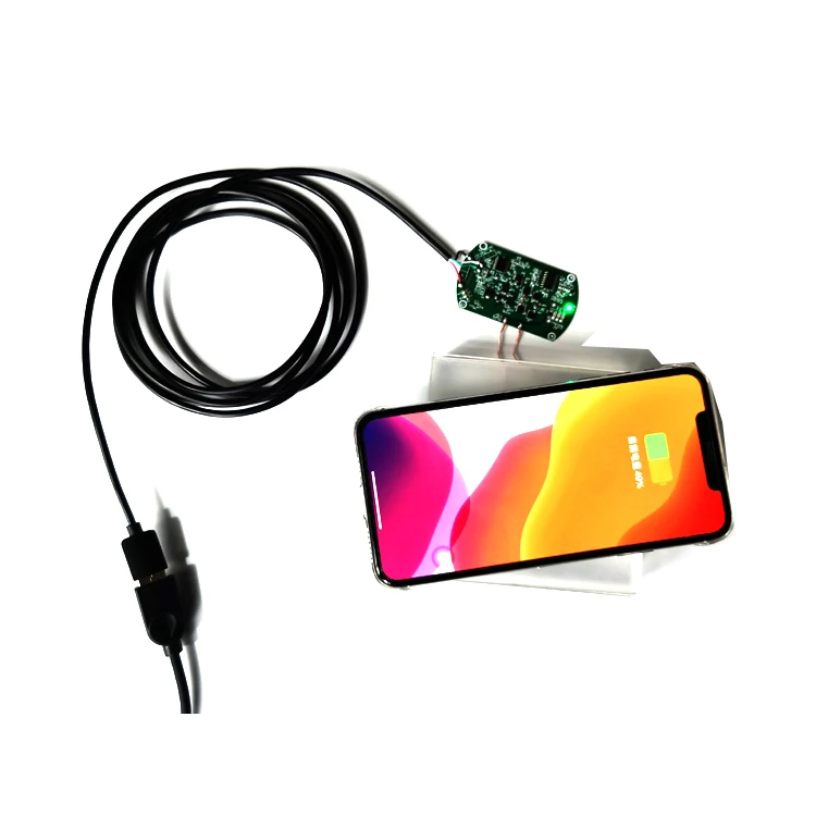 Беспроводное зарядное устройство Qi 10 Вт 25 мм USB-порт 5 В 12 + катушка - купить по