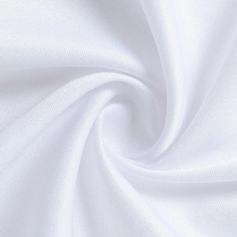 

Men's Classic Standard-fit Stretch Dress Shirt Single Patch Pocket Thin Long Sleeve Formal Business Solid White Basic Shirts
