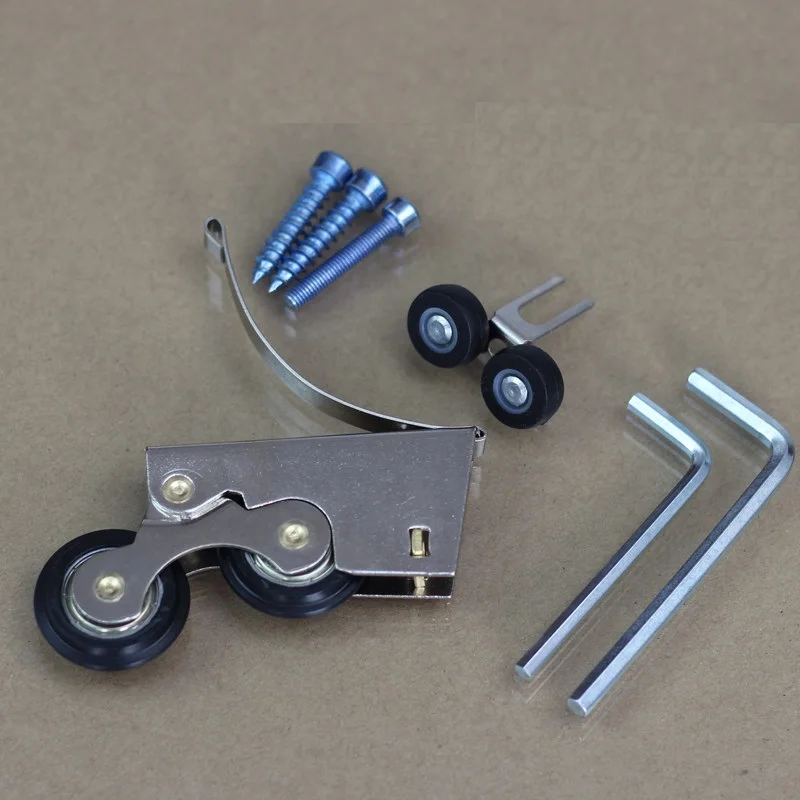 1 комплект раздвижной дверной ролик гардероба бесшумная нагрузка кухонный