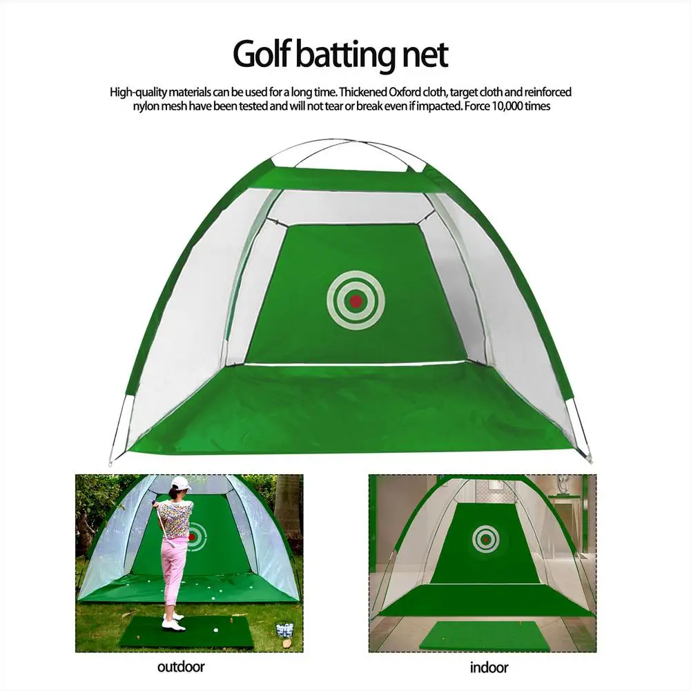 Online 1M 2M Golf Kafes Uygulama Net Eğitim Kapalı Açık Spor Golf Egzersiz Ekipmanları Bahçe Eğitmen Taşınabilir Golf Eğitim çadır