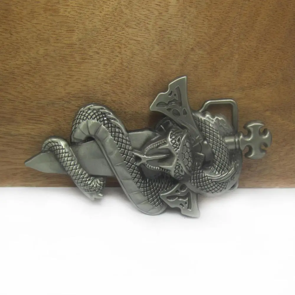 BuckleClub цинковый сплав Кобра пряжка для ремня в западном стиле ковбойский ремень с