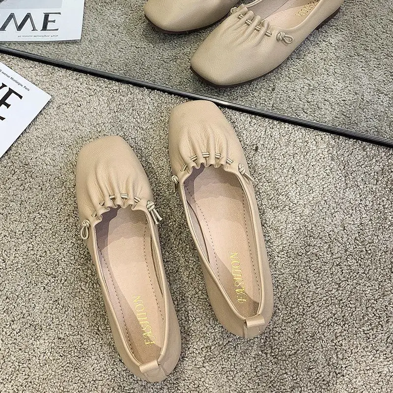 2020 Women's Flat Shoes Ballet Breathable Pointed Soft Women Large Size (35-43) | Обувь