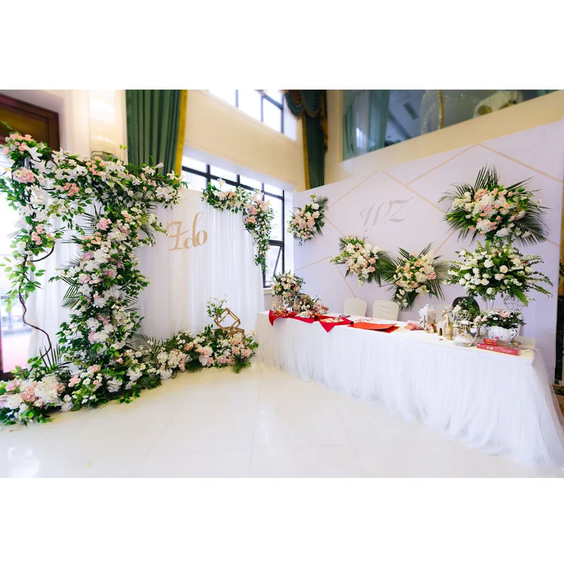 Европейский Свадебный арочный Декор Искусственный цветок свадебный реквизит