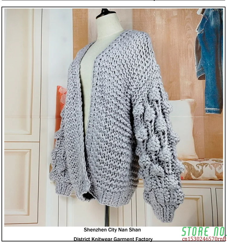 

Knitting Hollow Out Sweater Loose Fit Scarf Collar Long Lantern Sleeve Women New Fashion Tide Summer Autumn 2020 JZ070