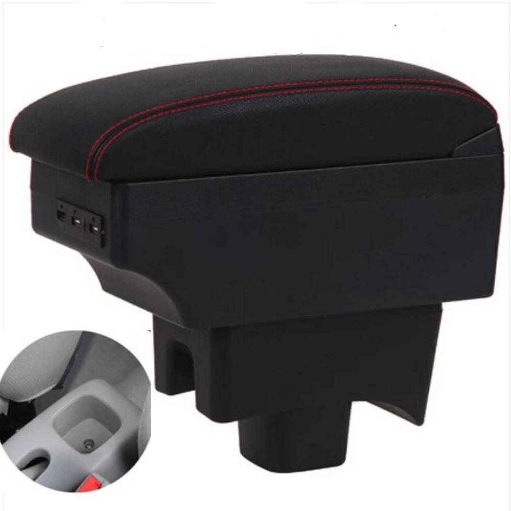 

For LiFan 320 330 armrest box central Store content Storage box USB interface 2008-2013