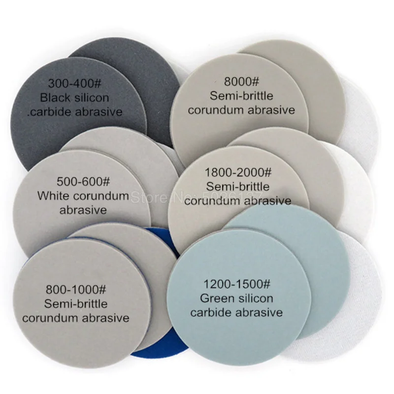 1 шт. 5 дюймовая 125 мм Задняя бархатная матовая самоклеящаяся губка диск наждачная