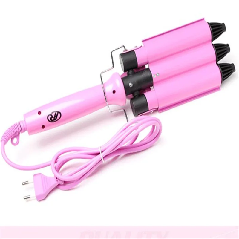 

High Quality Professional 110-220V Hair Curling Iron Ceramic Triple Barrel Hair Curler Hair Waver Styling Tools Hair Styler