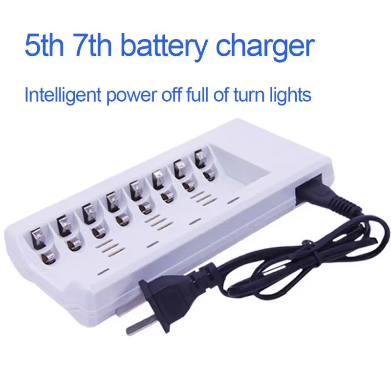 8 слотов зарядное устройство AA AAA 1 2 V перезаряжаемая батарея интеллектуальная