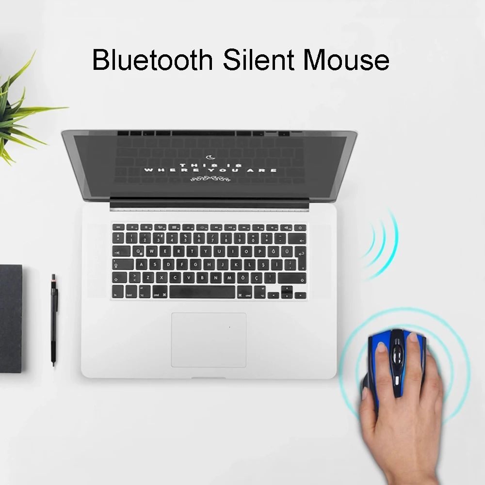 CHYI Беспроводной Bluetooth Мышь эргономичный Перезаряжаемые Mute 800/1200/1600 Точек на дюйм BT 4,0 оптический С упором для запястий коврик для мыши комплект для ПК