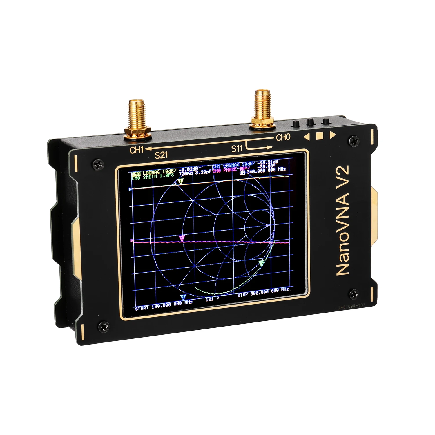 

3G Vector Network Analyzer S-A-A-2 NanoVNA V2 Antenna Analyzer Shortwave HF VHF UHF Measure Duplexer Filter Digital Tester Tools
