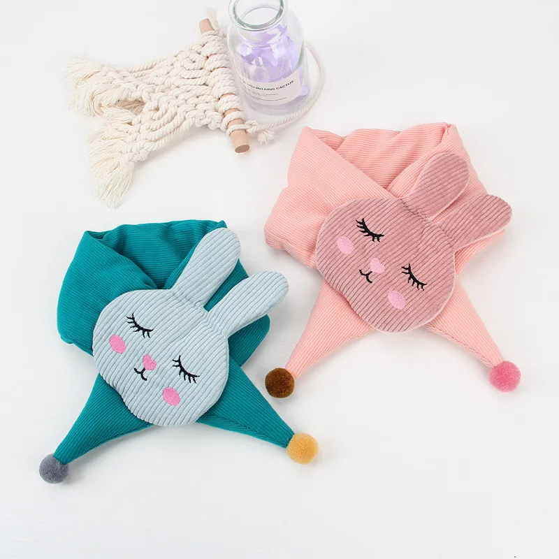 2020 мультяшный детский шейный воротник зимние детские вязаные шарфы для