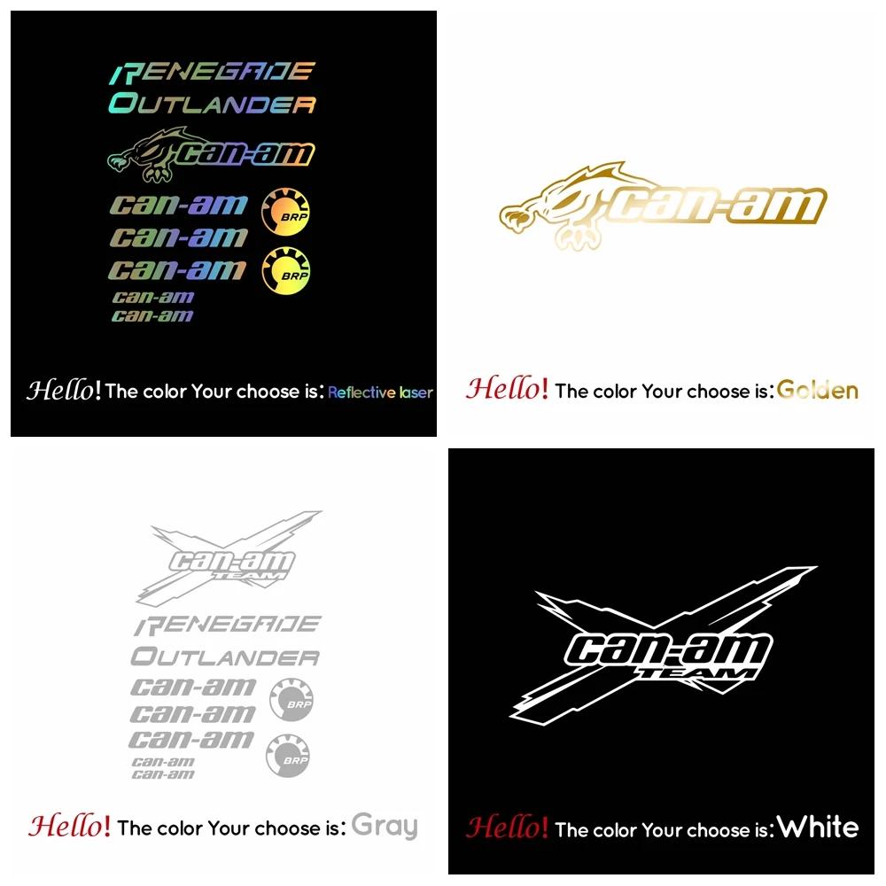 

For Can-am Canam Team BRP Renegade Outlander Sticker Quad ATV Car Styling Decals Mural