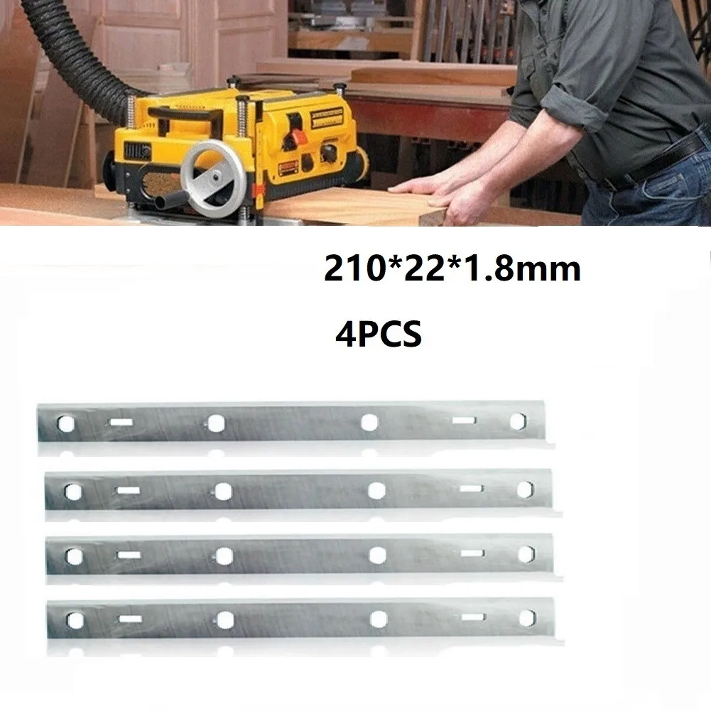 

4PCS 8inch Planer Blades For Woodstar PT85 HSS Kity PT8500 Scheppach HT850 Power Tools 210mm Planer Blade