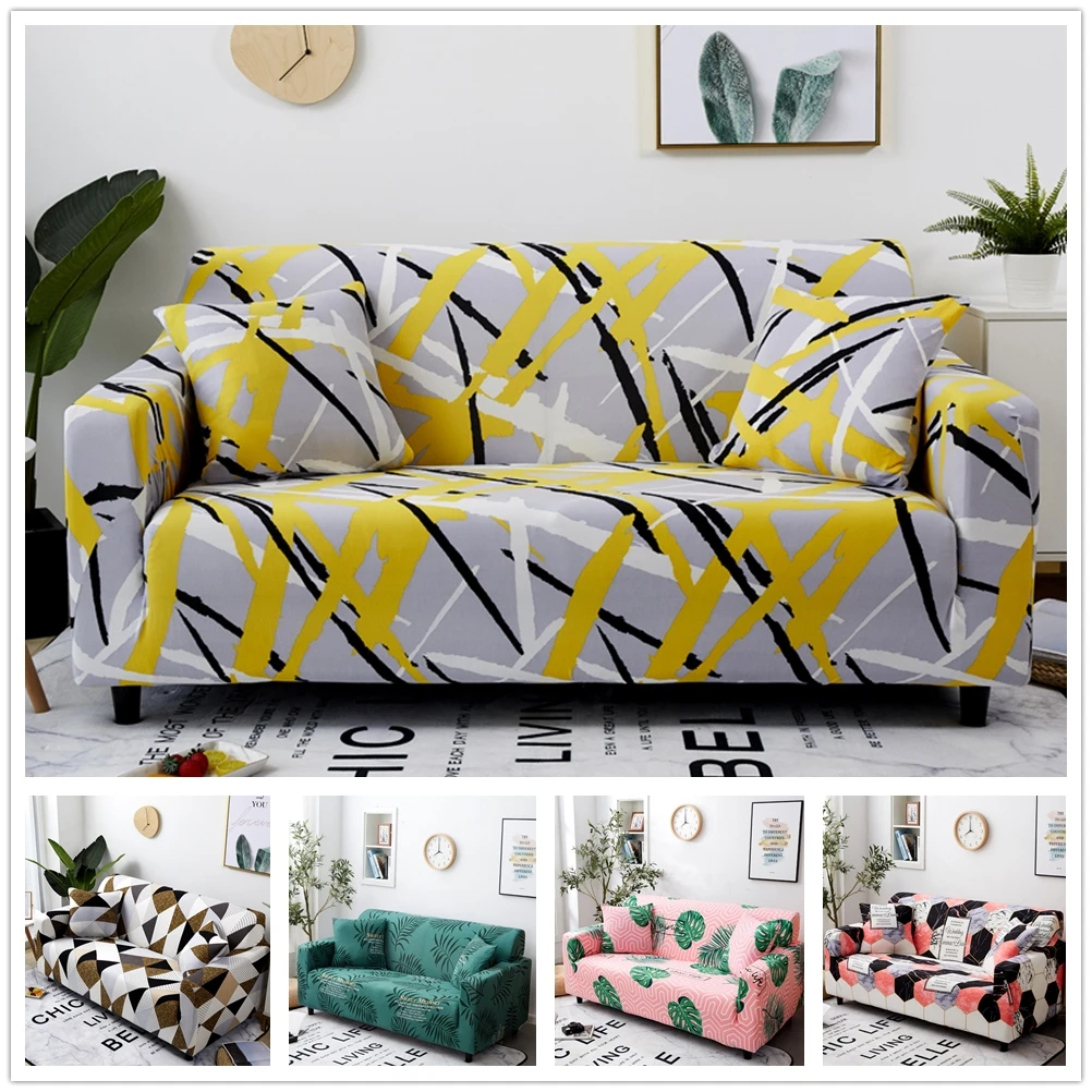 Новинка 2020 волшебное эластичное Полосатое Слип резистивное покрытие для дивана