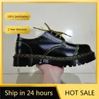 Женские туфли-оксфорды Goodyear на платформе, кожаные туфли на танкетке, на блочном каблуке, Новинка осени 2021, Размеры 35-44