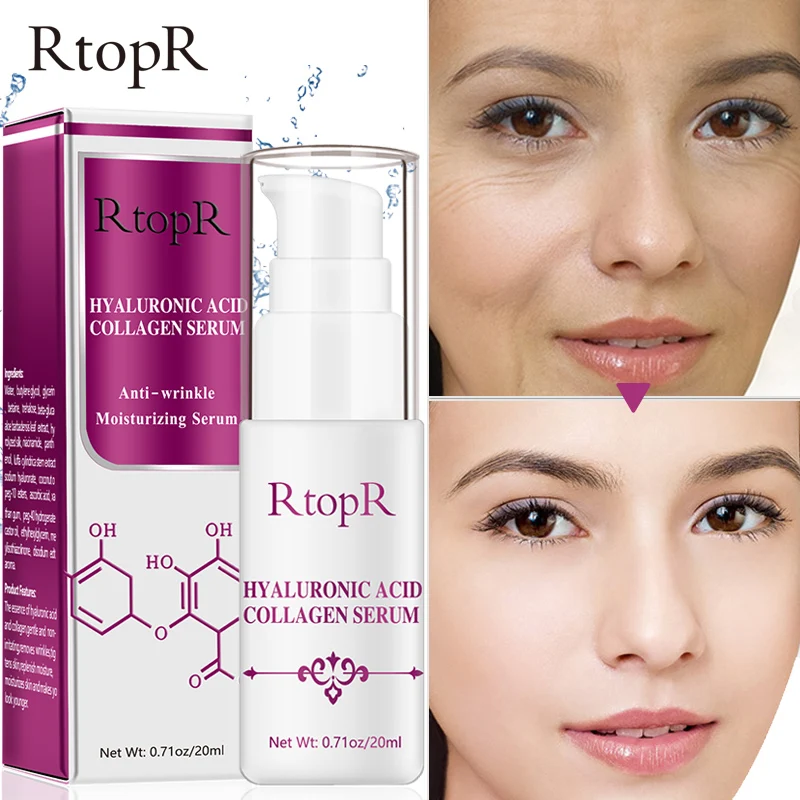 10 шт. RtopR Гиалуроновая кислота коллагеновая сыворотка анти старение лечение лица