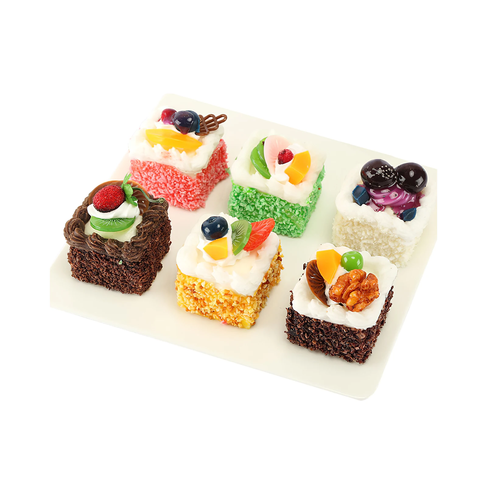 

Украшение дома Магнитная паста для холодильника бумаги для заметок на клейкой основе моделирование торт искусственный наклейка с изображе...