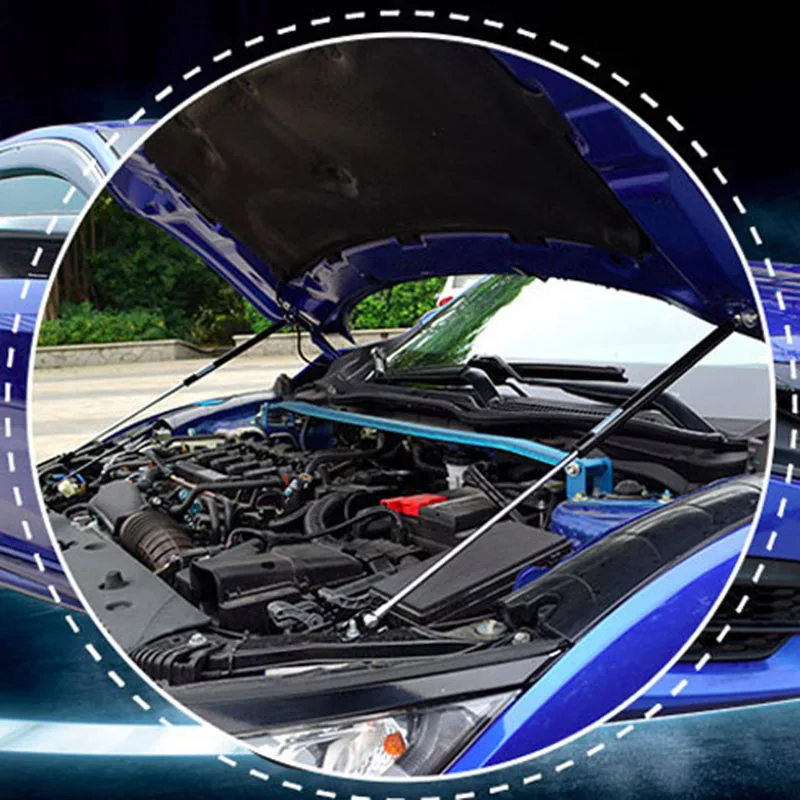 Для Honda Civic 2005 2019 Передняя вытяжка двигателя поддерживающий гидравлический шток