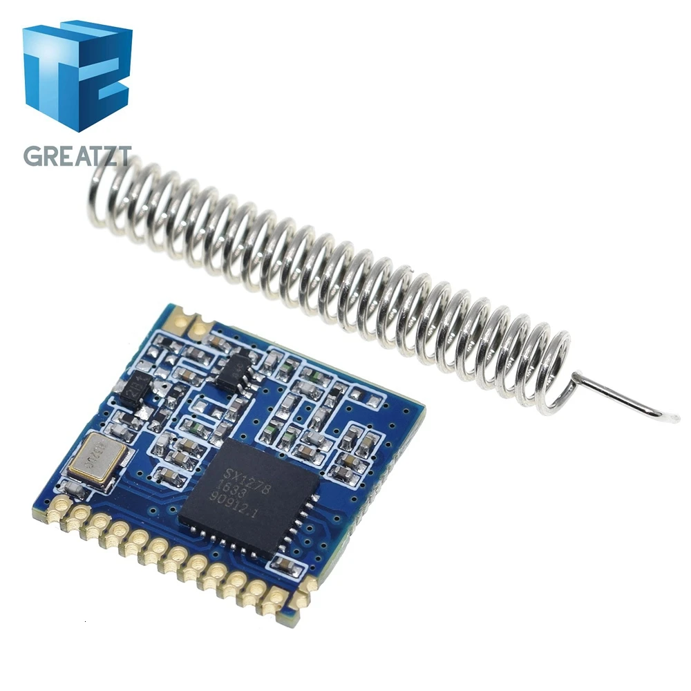 433 МГц LoRa SX1278 радиус действия RF беспроводной модуль DRF1278F для arduino|Интегральные