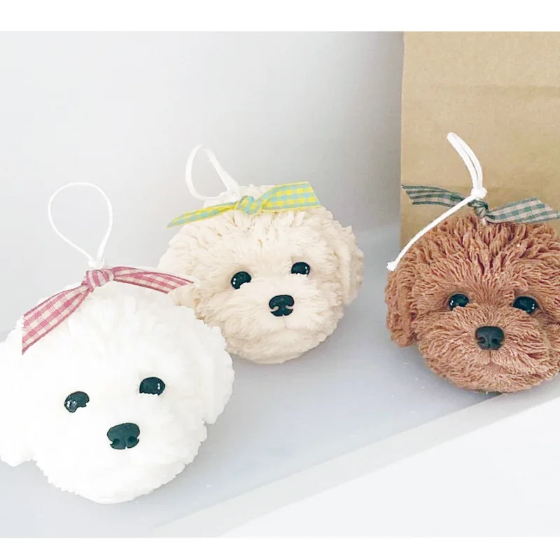 Силиконовая форма для ароматерапии милая 3d-голова собаки Тедди сидячий медведь