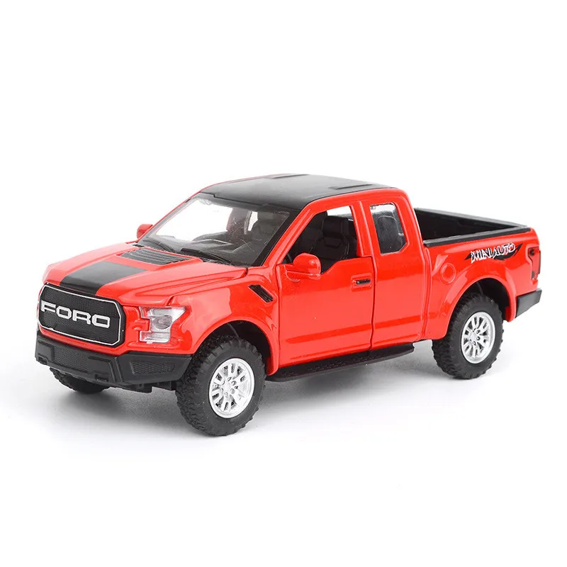 Высокое качество 1:32 Raptor F150 звукосниматель сплава модель имитация металла звук и