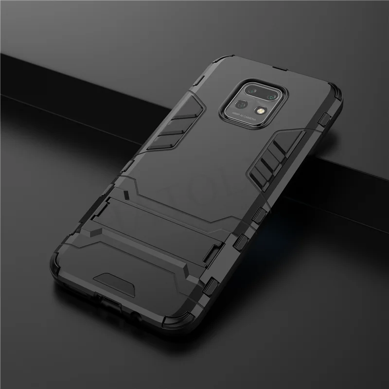 

For Xiaomi Redmi 10X Pro Case Redmi Note 9 10 Lite Robot Holder Stand Shockproof Bumper Armor Phone Back Cover Case Redmi 10X 5G