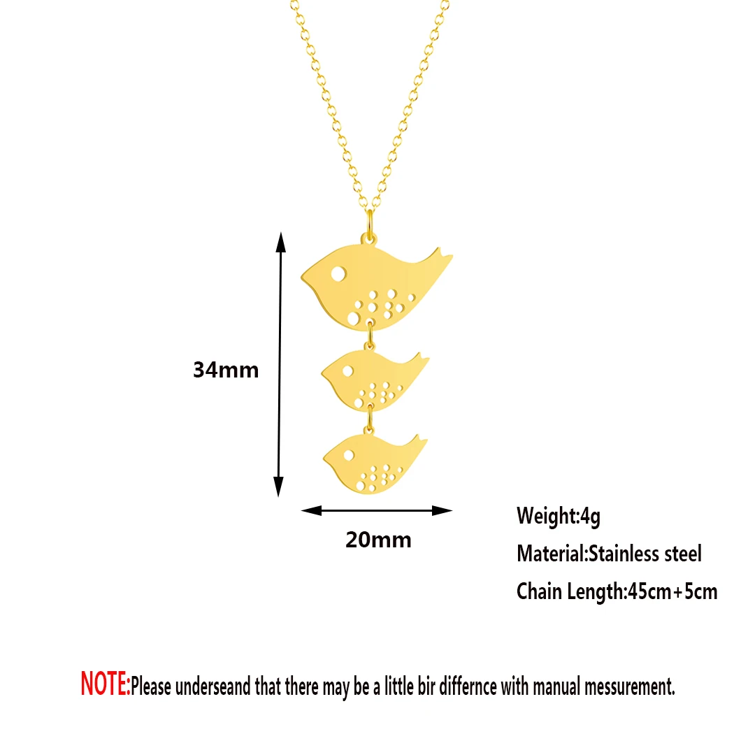 Новинка 2020 ожерелье QIMING в виде милой птицы для женщин детей малышей и мам из