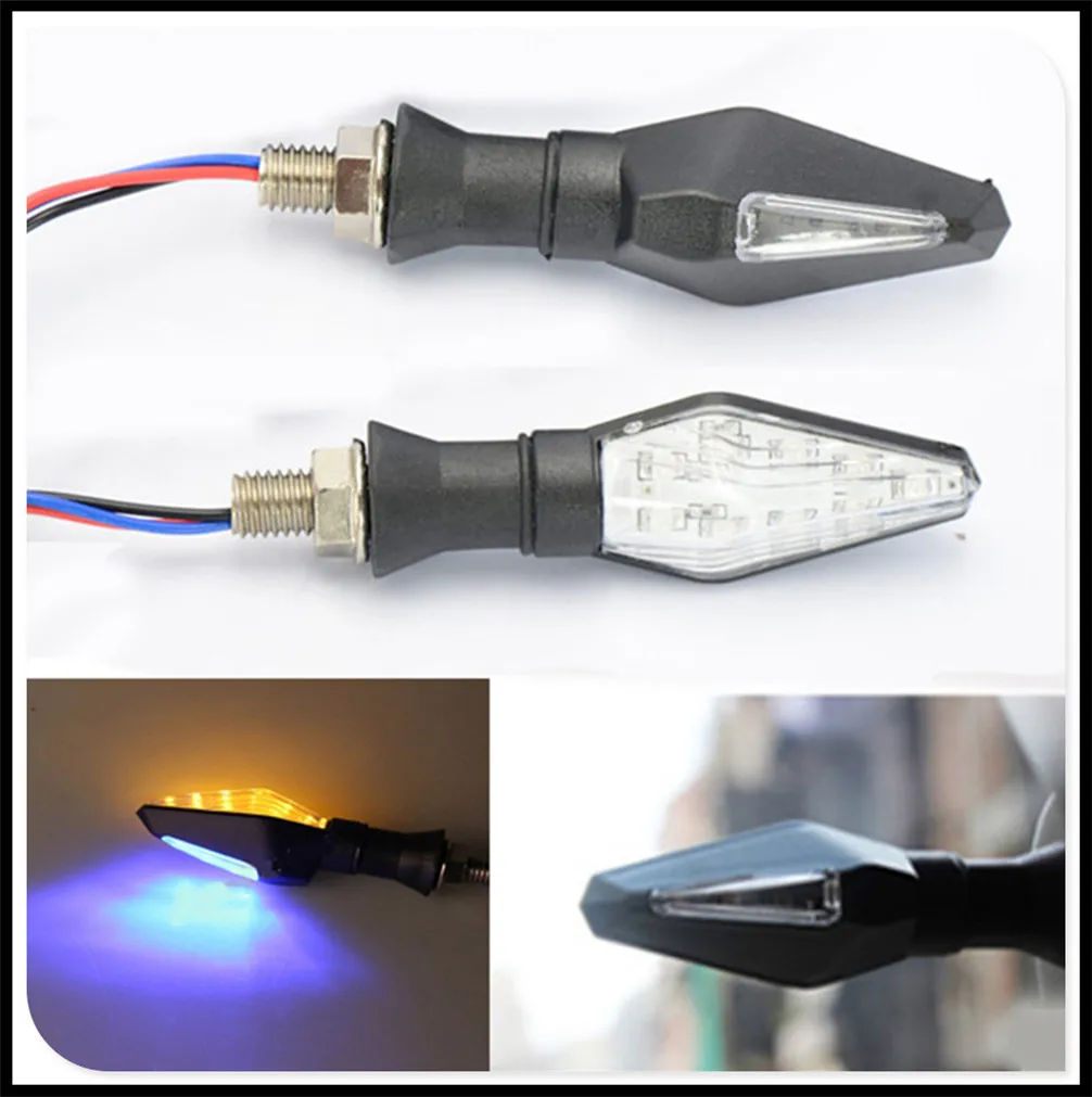 Аксессуары для мотоциклов светодиодный указатель поворота янтарный индикатор