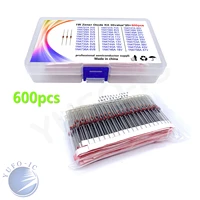 30values20pcs600pc 1w zener diode kit 3v 47v sample 1n4742a 1n4756a assorted in4728a 4729a 4730a 4731a 4732a 4733a 4734a v