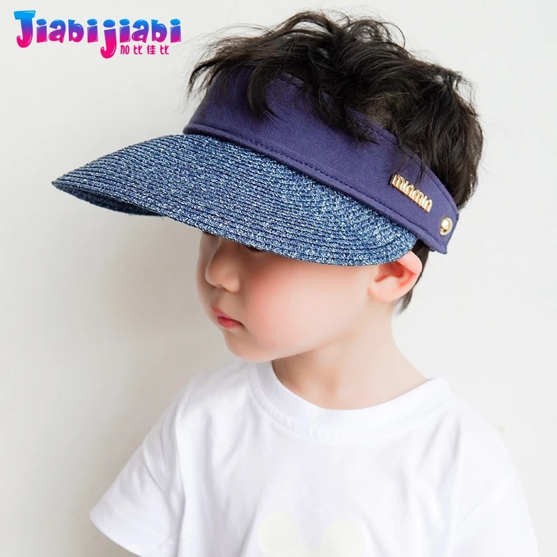 Летняя соломенная шляпа для малышей детей мальчиков УФ-защита от солнца Панама