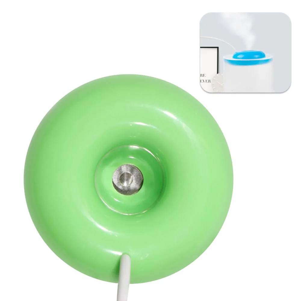 Green Мини Портативный пончики USB воздухоувлажнитель очиститель Арома диффузор паровой безопасный использовать для дома офисный распылитель ароматерапия красочный - Цвет: Green