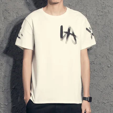 

Summer men's business casual short sleeve t-shirt 2751