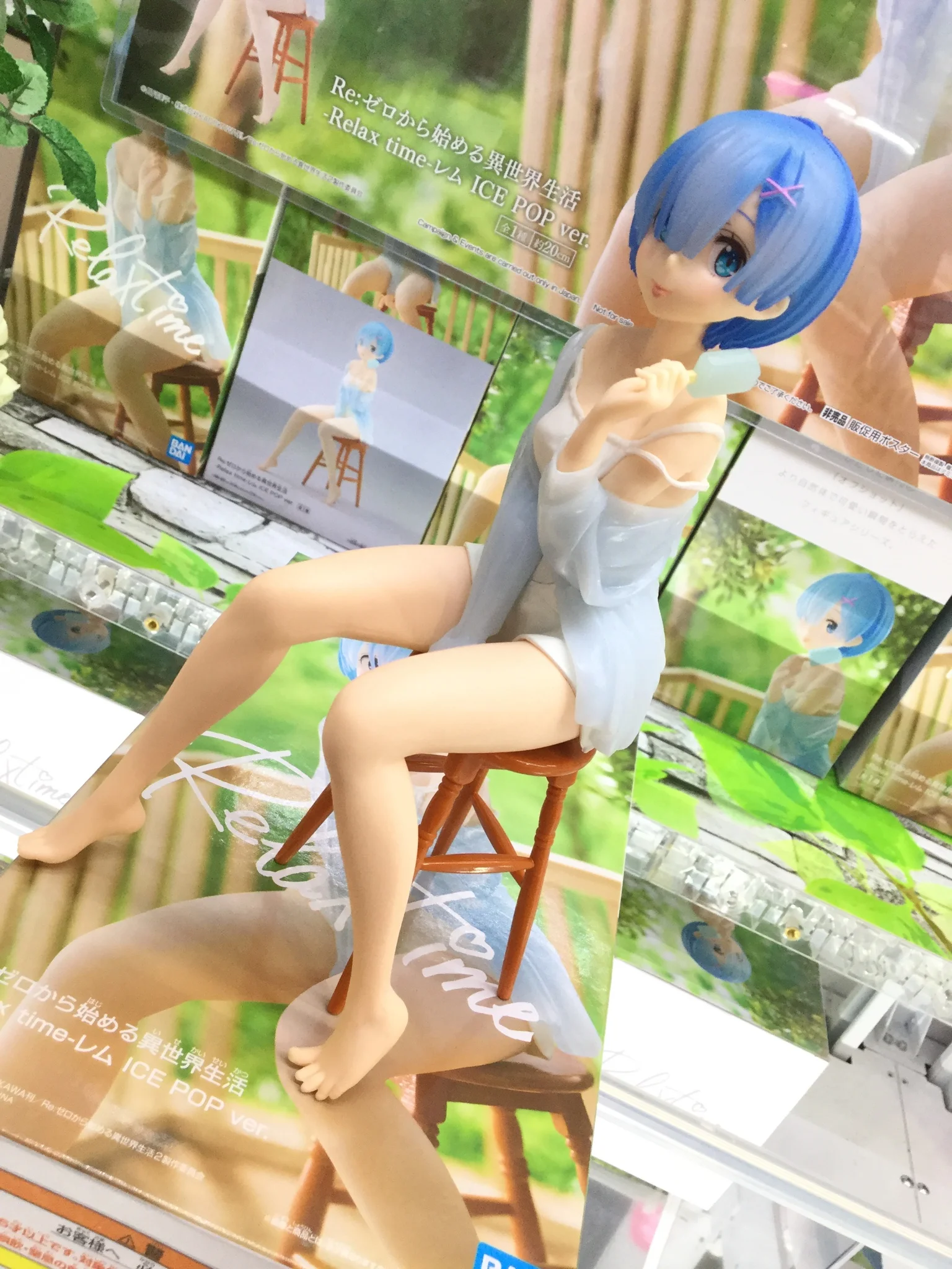 

100% оригинал Banpresto RE: ZERO-start Life In other World, фигурка летней одежды из ПВХ, экшн-модель, игрушки, аниме-фигурка
