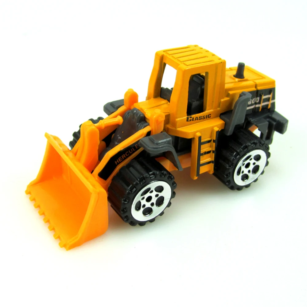 16Pcs Car Toys Mini Alloy Engineering Model Tractor Toy Dump Truck Classic Vehicles Gift For Boys Dropshipping | Игрушки и хобби