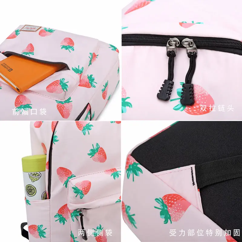 

Student Women Backpack Female Cute School Bags Teenage Girls fashion Backpacks high school backpack travel laptop Shoulder Bag