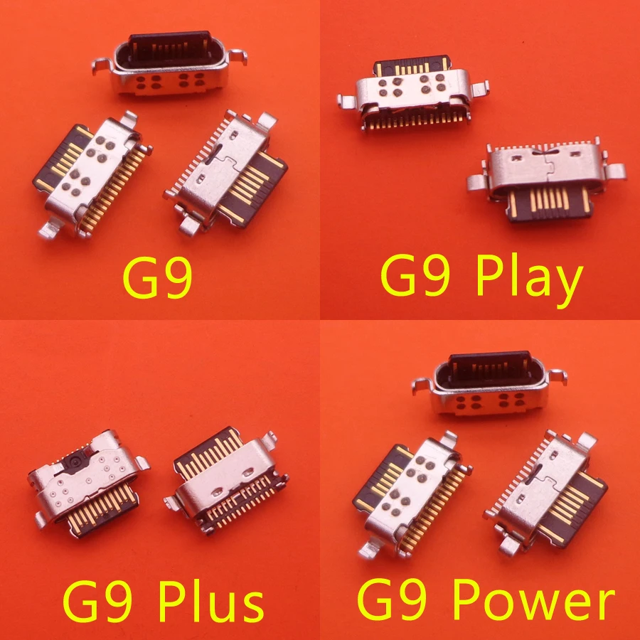 

50pcs For Motorola Moto G9 / G9 Play / G9 Plus / G9 Power Type C Micro Usb Charge Charging Connector Plug Dock Socket Port