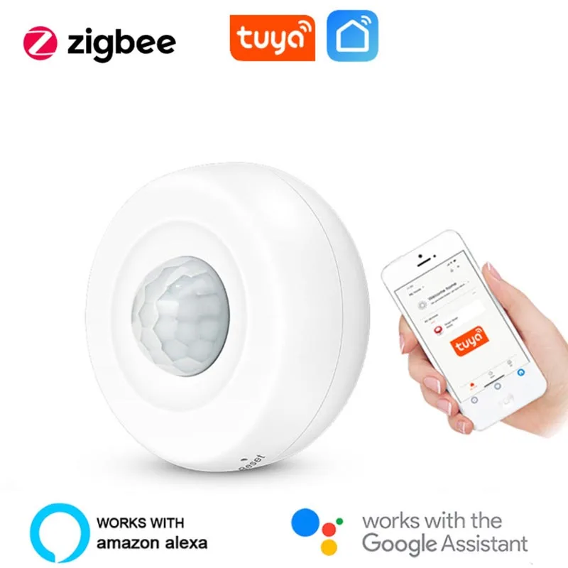 

Датчик движения Tuya Zigbee, беспроводной детектор движения с приложением