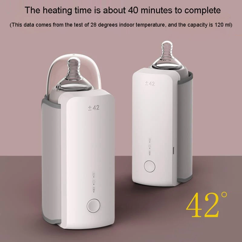 

5200mAh USB Rechargeable Travel Outdoor Baby Bottle Warmer Heater for Milk Tea Juice Liquid Coffee Keep Cup Warm