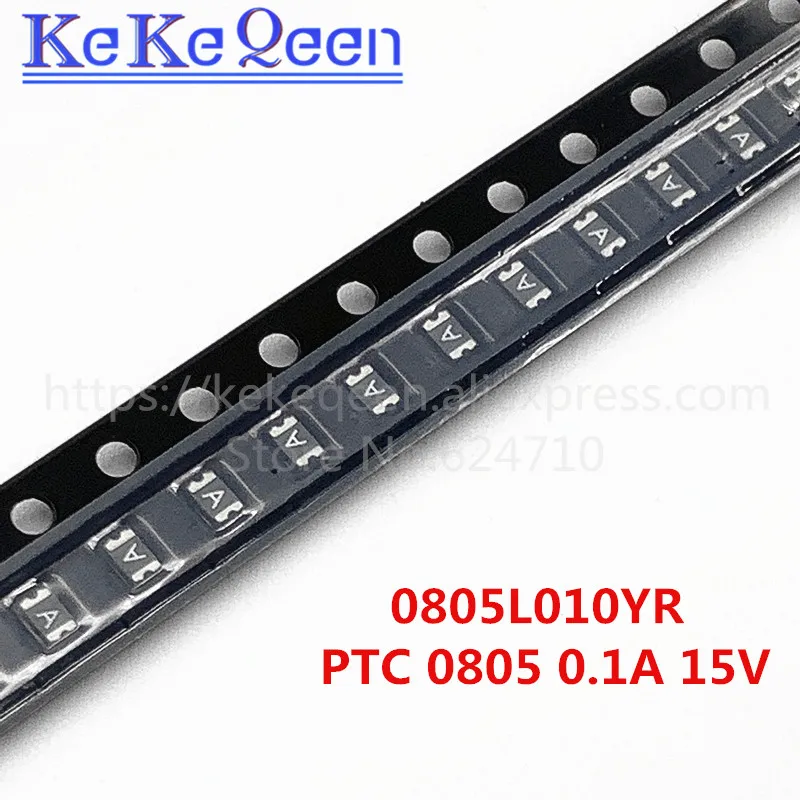 100 шт./лот PTC предохранитель 0805 A мА 15 в 0805L010 0805L010YR SMT SMD PPTC сбрасываемые