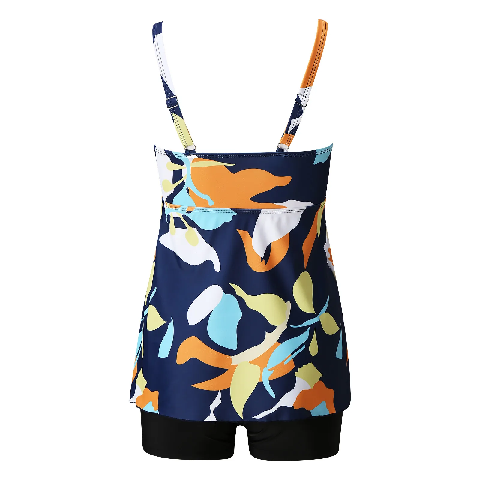 Женский Купальник из двух предметов Купальник-танкини с высокой талией и принтом