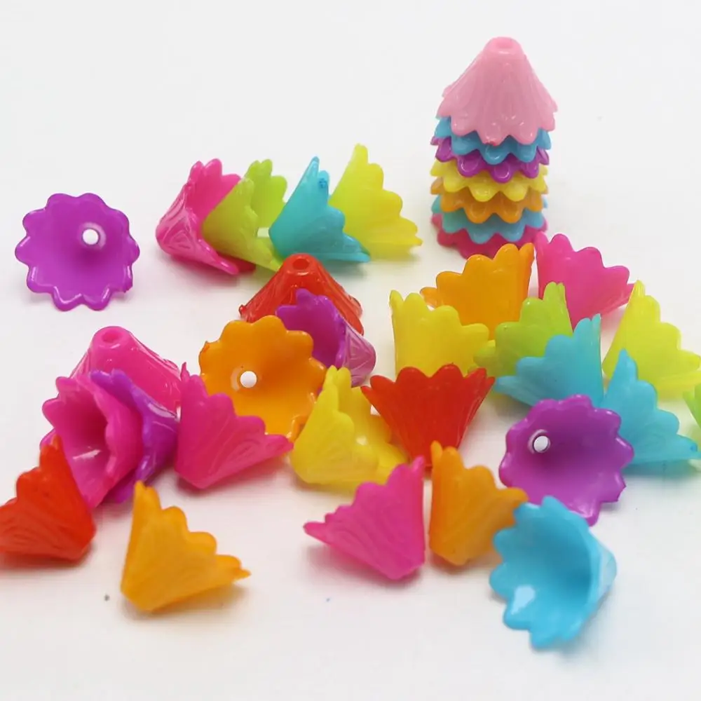 200 шт. смешанные цвета жевательной резинки акриловые бусины для Утренней славы