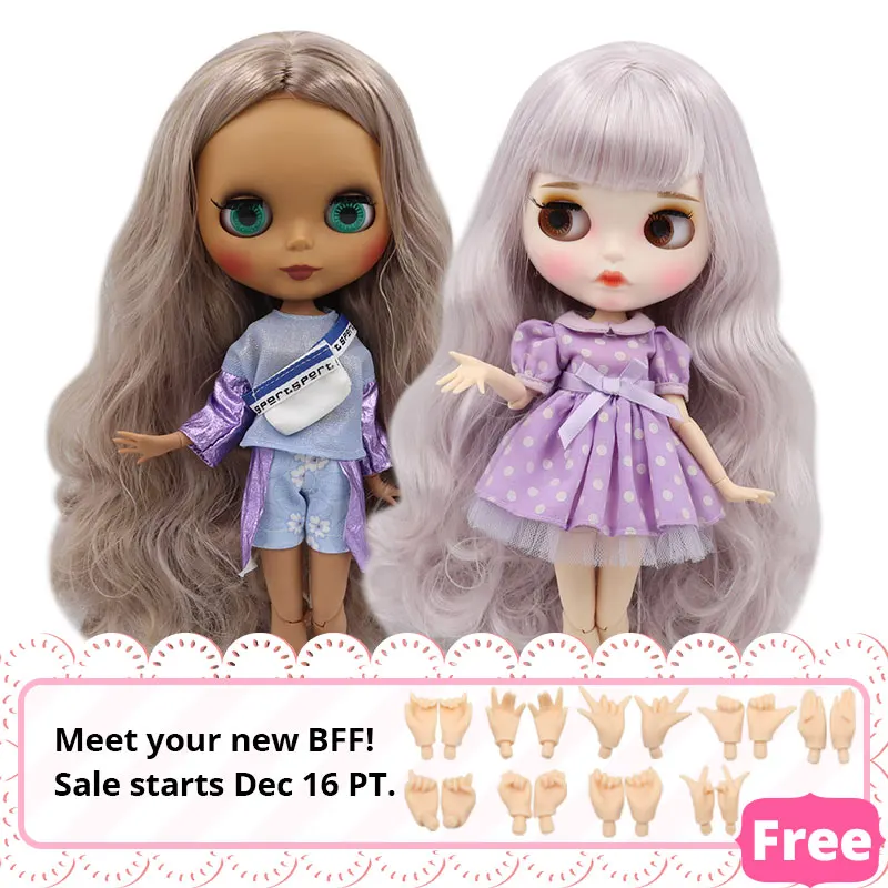 Ледяная фабрика blyth кукла Обнаженная 30 см Заказная кукла 1/6 BJD кукла с соединением тела ручные наборы AB как подарок Специальная цена