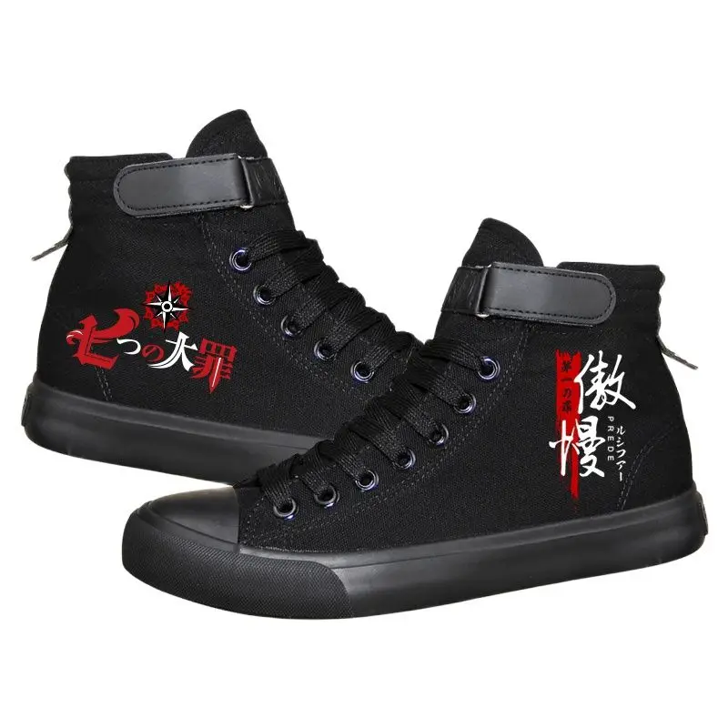 Unisex Anime Cos The Seven Deadly Sins Casual plimsolls canvas shoes rope soled | Тематическая одежда и униформа