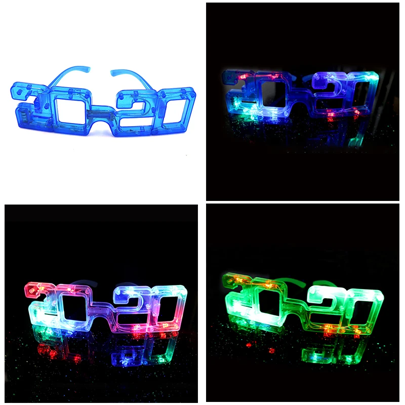 Светодиодный светящийся светильник для очков светящаяся маска глаз светящиеся