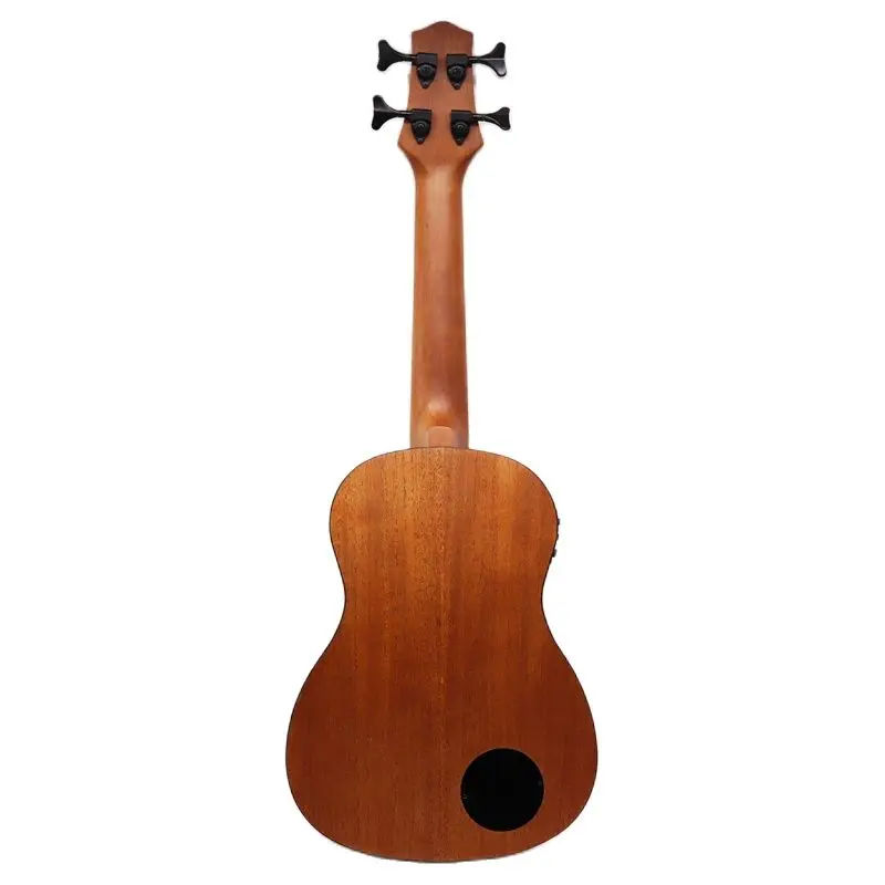 30 zoll elektrische ukulele bass gitarre voll okoume holz gitarre körper natürliche farbe 4 string mini uk bass gitarre kinder geschenk free