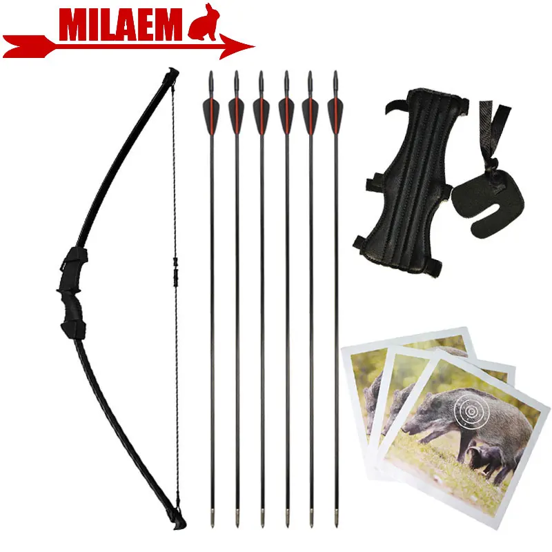 

Набор стрел для стрельбы из лука, 15 фунтов, Рекурсивный лук, стрелы из стекловолокна, стандартное защитное снаряжение, детский подарок, аксе...
