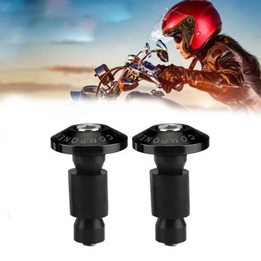 

2Pcs 7/8" 22mm CNC Motorcycle Bar Ends Handlebar Slider Grips Cap Replacement L46mm X OD28mm