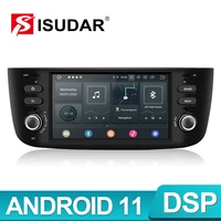 isudar px6 car multimedia player 1 din android 10 for fiatlineapunto 2012 2015 gps automotivo radio fm hexa core dsp usb dvr