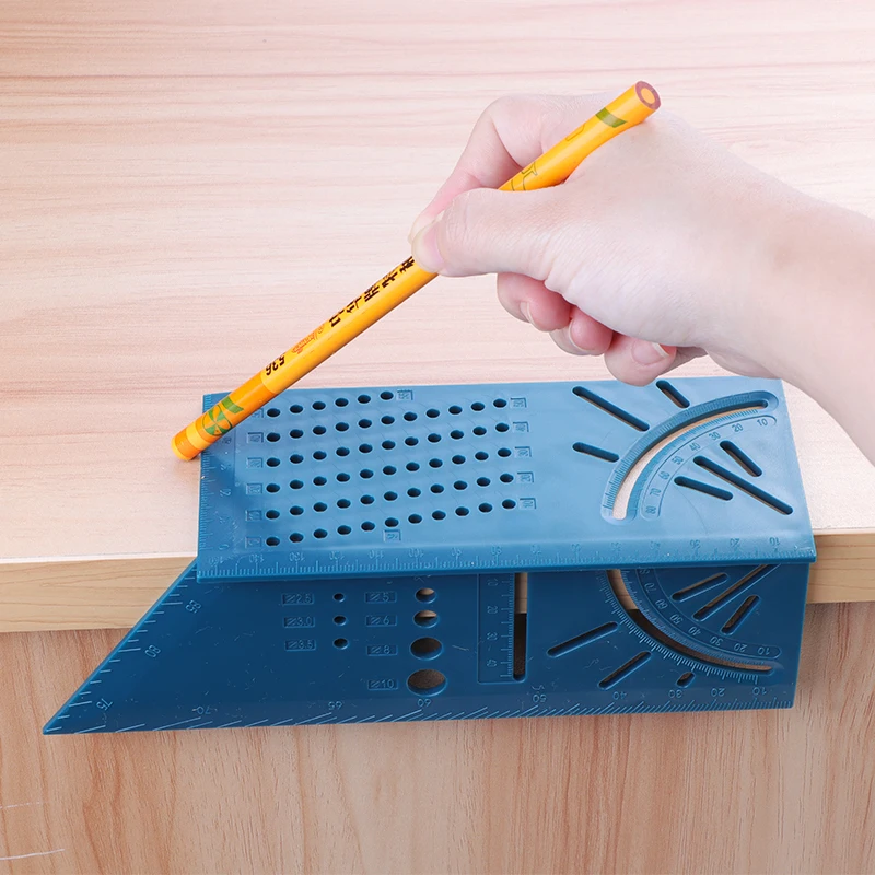 Woodworking Scribe Mark Line Gauge T-Type Ruler Square Layout Miter 90 Degree Measuring Gauging Carpenter | Инструменты